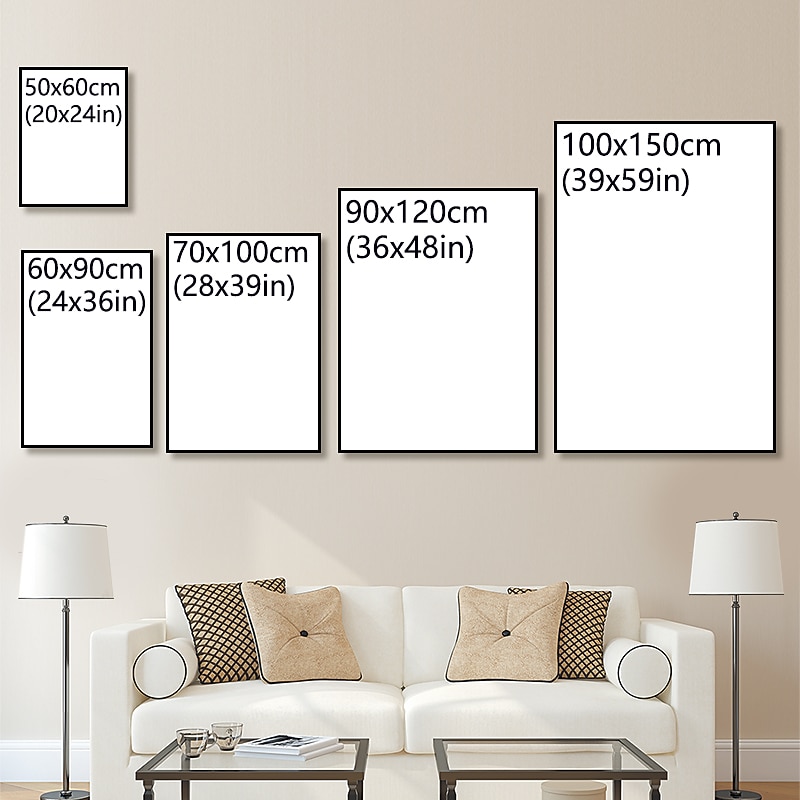 Handmade Oil Painting Canvas Wall Art Decoration Spring Garden Landscape for Home Decor Rolled Frameless Unstretched Painting2