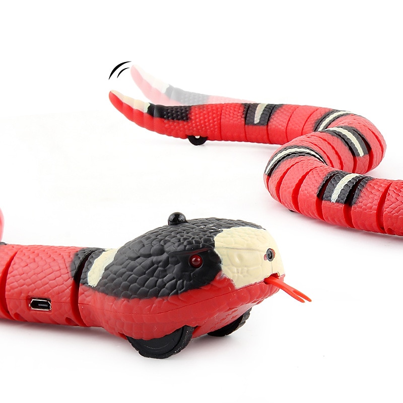 New Strange Trick Toy Reptile Remote Control Rattlesnake Induction Naja Many-banded Krait Funny Toy3