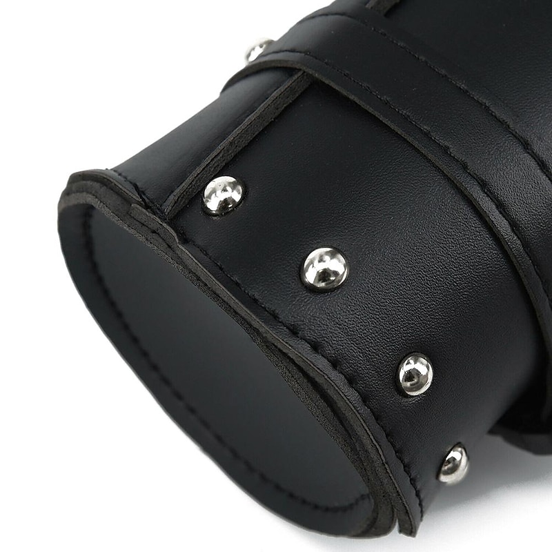 Motorcycle Cruiser Tool Bag Fork Barrel Shape Handlebar Front Fork Bag Black Saddlebags For Motorcycle Pannier Saddle Bags Tools4