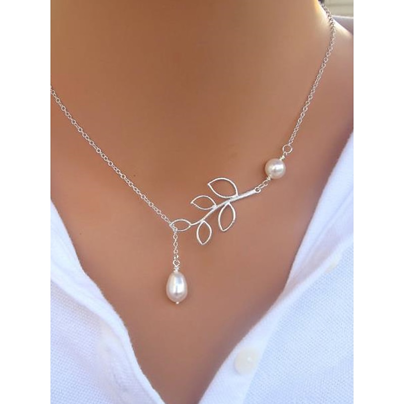 Women's necklace Fashion Outdoor Leaf Necklaces 5