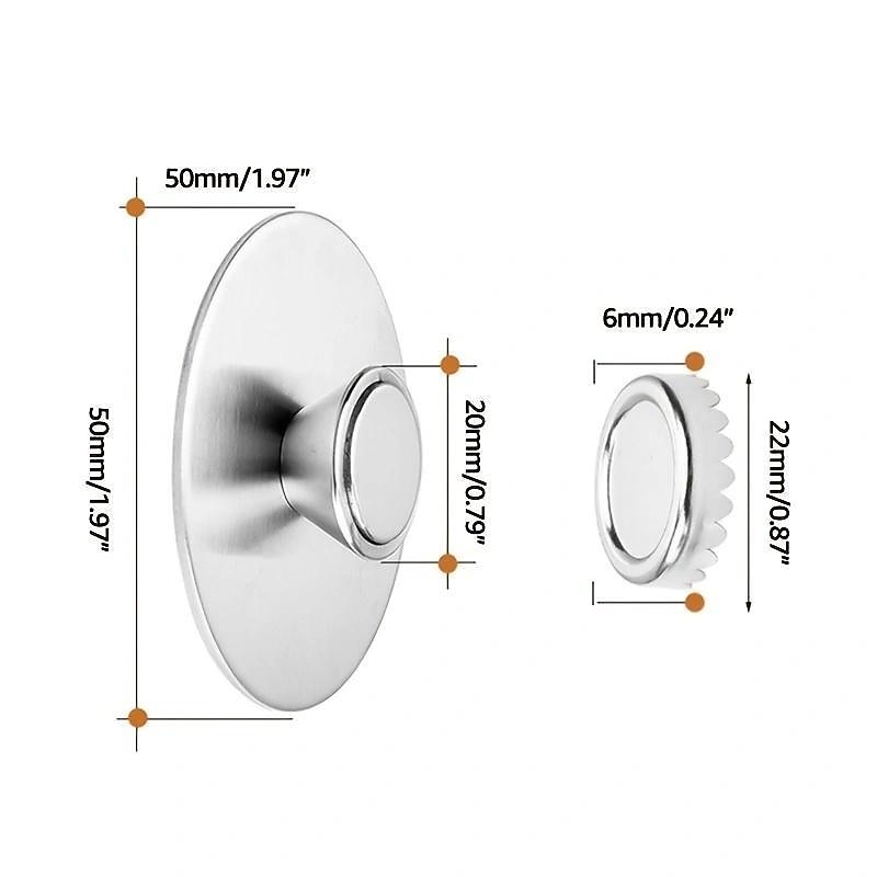 Magnetic Soap Holder Self Draining,Bar Soap Holder for Shower Wall, Stainless Steel Soap Savers for Bar Soap, Kitchen/Bathroom Soap Dishes, Easy Clean Soap Holders for Shower3