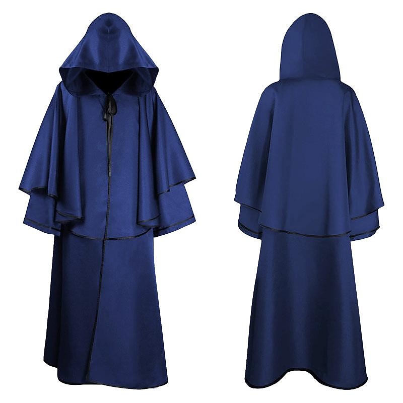 Plague Doctor Witches Retro Vintage Punk & Gothic Medieval 18th Century 17th Century Cape Cosplay Costume Cloak Men's Women's Costume Vintage Cosplay Performance Stage Carnival Cloak Halloween4