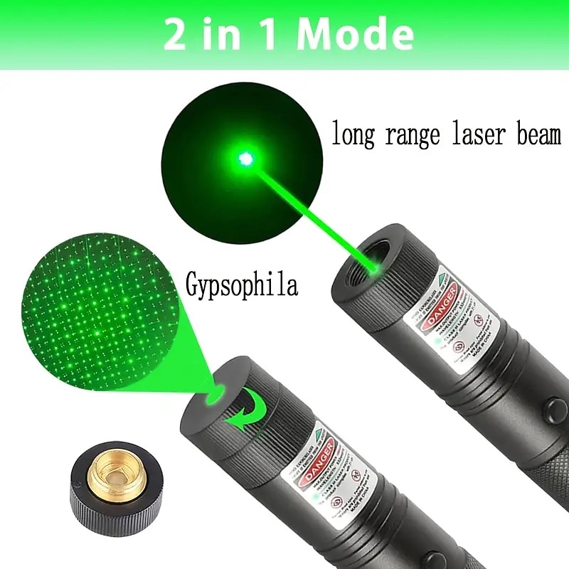 USB Rechargeable Laser Pointer Light for Outdoor Hunting Hiking Camping Long Range Laser Beam Green Laser Pointer3