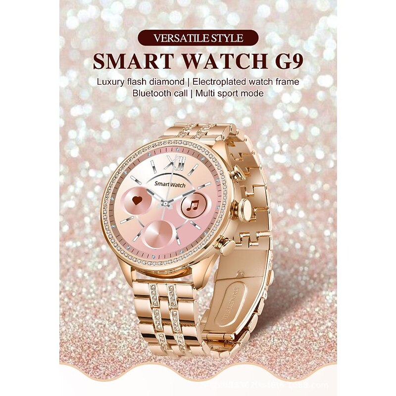 2023 New GEN9 Women's Fashion Light Luxury Smart Watch Bluetooth Call Women's Health Monitoring Smart Watches Relogios Masculino2