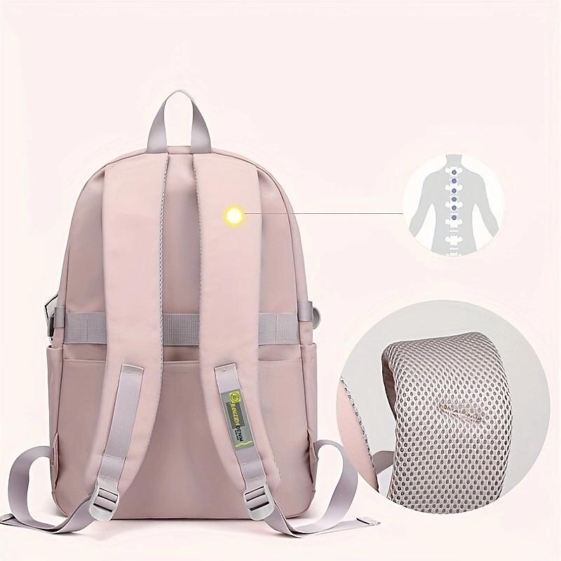 Large Capacity Multi-Compartment Backpack – Stylish and Durable School Bag with Multiple Pockets, Ideal for StudentsBack to School and Travel, Available in 5 Colors4