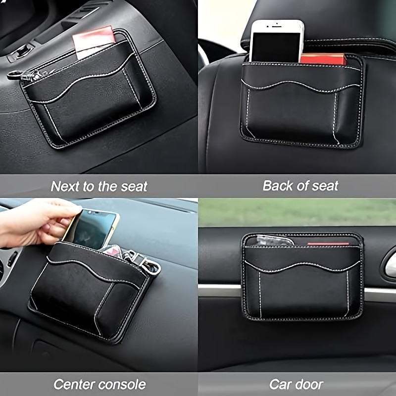 Car Side Pocket Organizer Car Storage Pocket Pouch Cell Phone Eyeglasses Holder Car Seat Gap Filler Organizer For Car Seat Door Window3