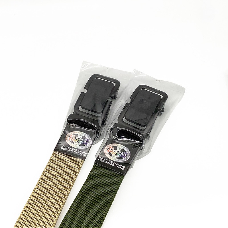 Men's Tactical Belt Nylon Web Work Belt Black Kakhi Nylon Plain Daily Wear Going out Weekend4