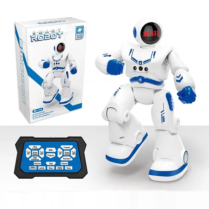 Robot Toys Robot Smart Programmable Gesture Sensing Robot Remote Control Dancing Intelligent Programmable Robot For Kids Aged 6-8-10 Festival Birthday Gifts2