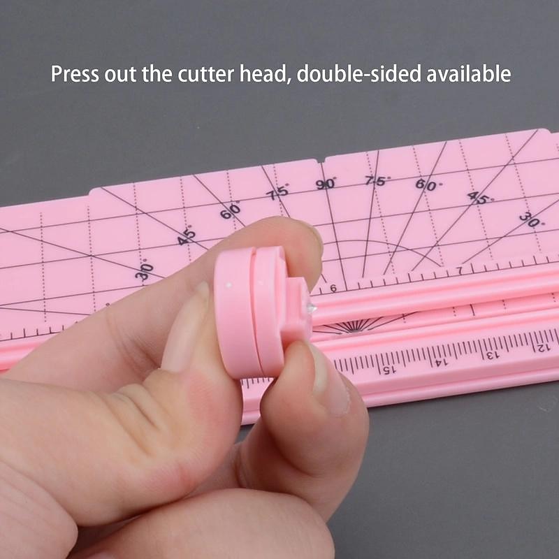 A4 Mini Small Hand Account Paper Cutting Machine Safety Blade Paper Cutter Home Sliding Paper Cutter Paper Cutter3