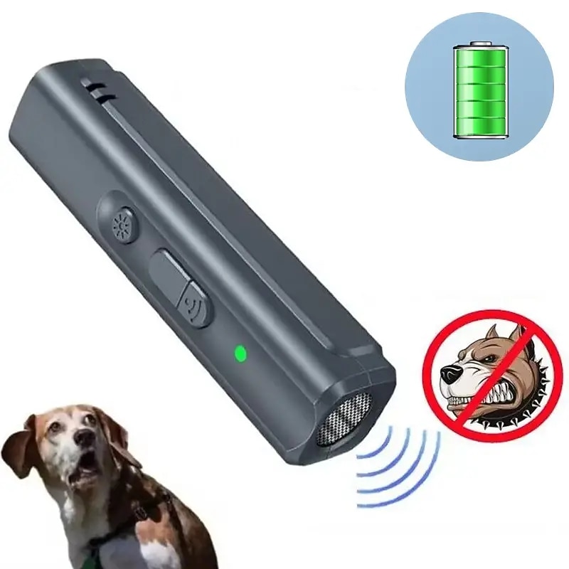 Rechargeable Ultrasonic Dog Bark Deterrent Control Your Dog's Barking Instantly & Safely