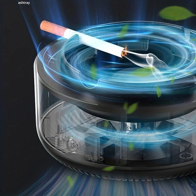 Cigarette Ashtray Air Purifier For Inhaling Tobacco Odor, Smart Remove Secondhand  Tobacco Odor Removal Indoor Living Room Office Car4