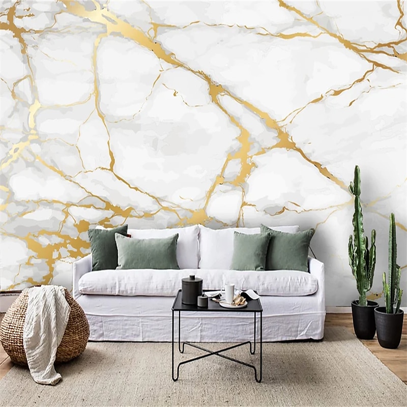 Cool Wallpapers Abstract Marble Wallpaper Wall Mural Wall Covering Sticker Peel and Stick Removable PVC/Vinyl Material Self Adhesive/Adhesive Required Wall Decor for Living Room Kitchen Bathroom2