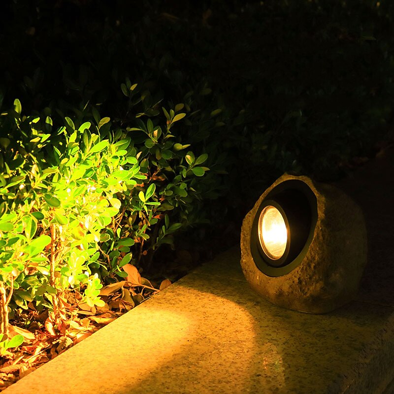 Solar Outdoor Simulation Rock Lights - Waterproof LED Pathway & Garden Spotlight, Solar Path Light for Lawn & Landscape Decor2