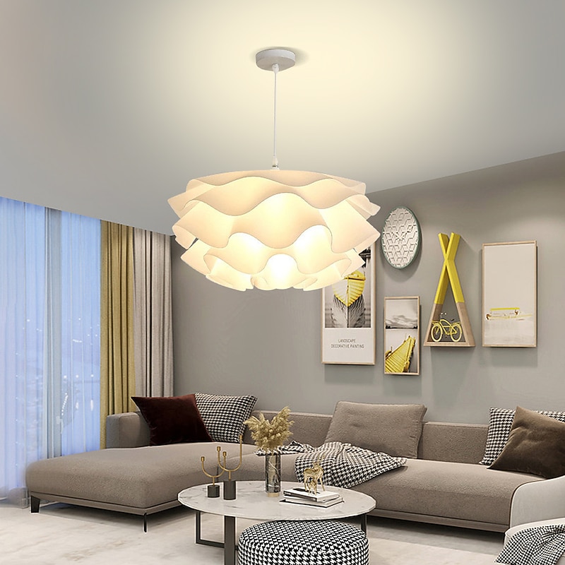 LED Pendant Light Acrylic Flower Unique Design Metal Ceiling Lighting Fixtures Creative Bar Style Atmosphere Chandelier for Living Room,Kitchen Island,Bedroom3