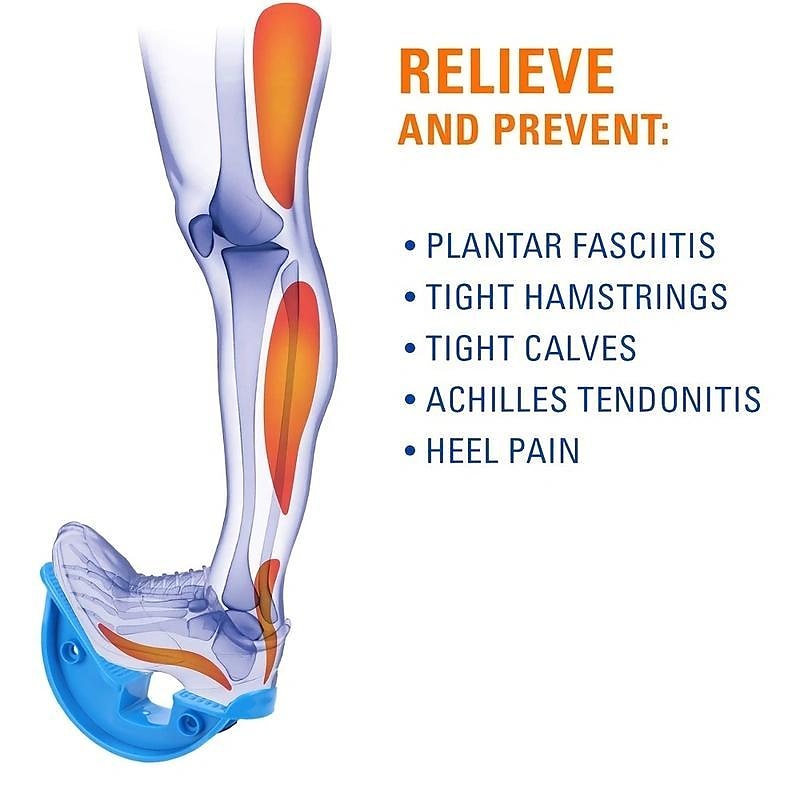 Calf Stretcher And Foot Rocker For Plantar Fasciitis, Achilles Tendonitis And Tight Calves3