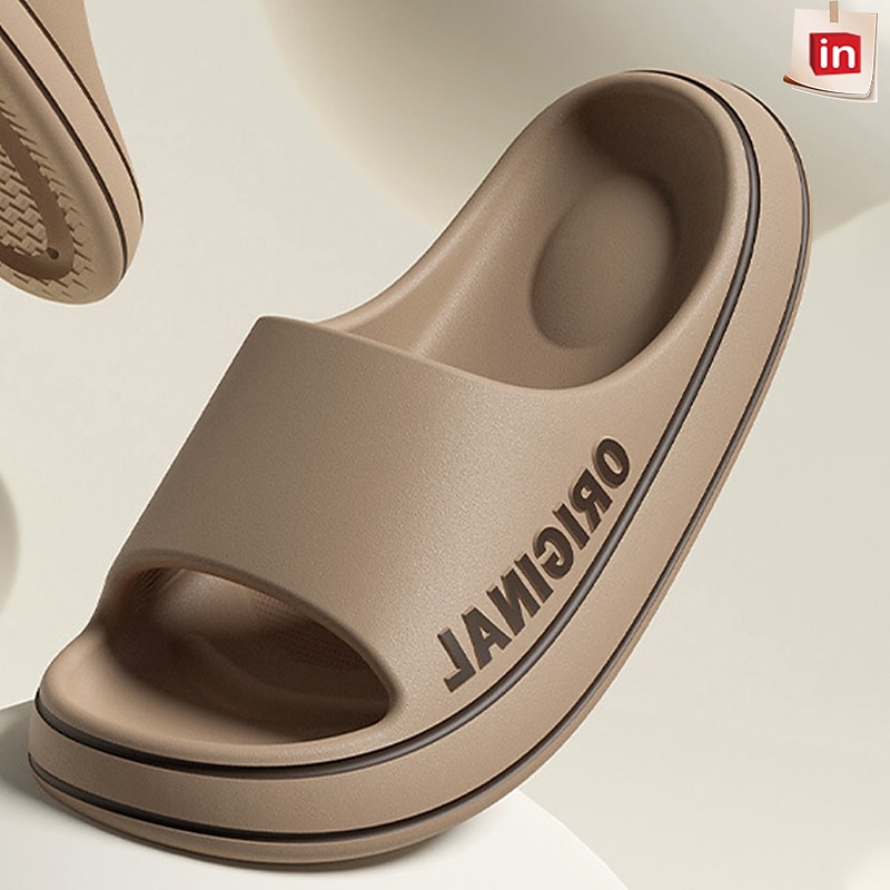 Men's Comfortable Slip-On Slides – Casual, Lightweight Footwear for Home, Beach, and Everyday Wear