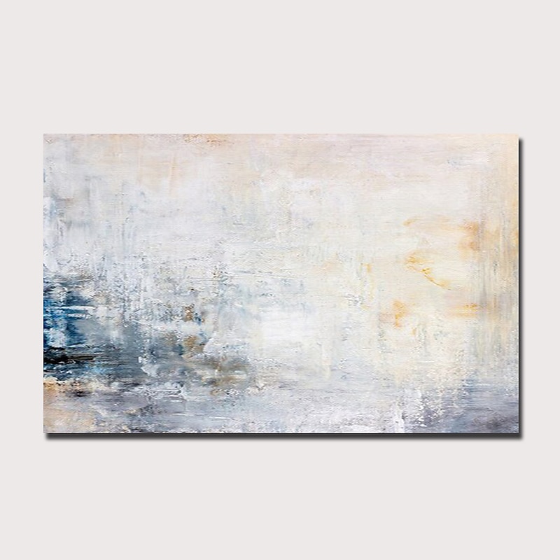 Handmade Oil Painting  canvas Wall Art Decoration  Abstract Knife Painting  Gray Landscape For Home Decor Rolled Frameless Unshi Painting4