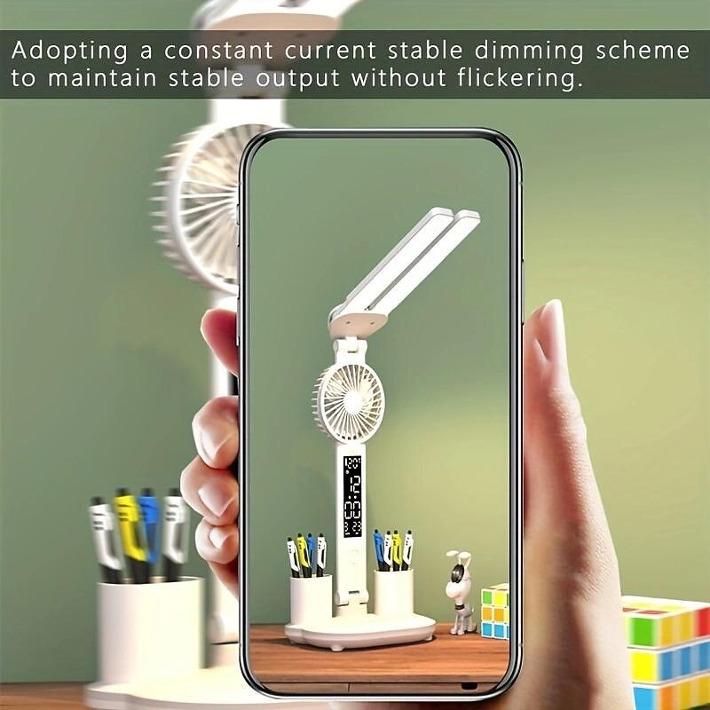 Table Lamp Dedicated For Learning Plug-in Bedside Lamp Desk Reading Multifunctional Fan Table Lamp3