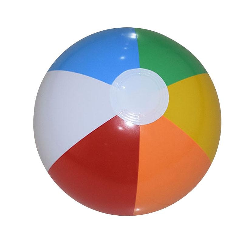 Inflatable Six-Color Ball Beach Ball Children's Play Water Toy Ball Advertising Ball Color Ball3