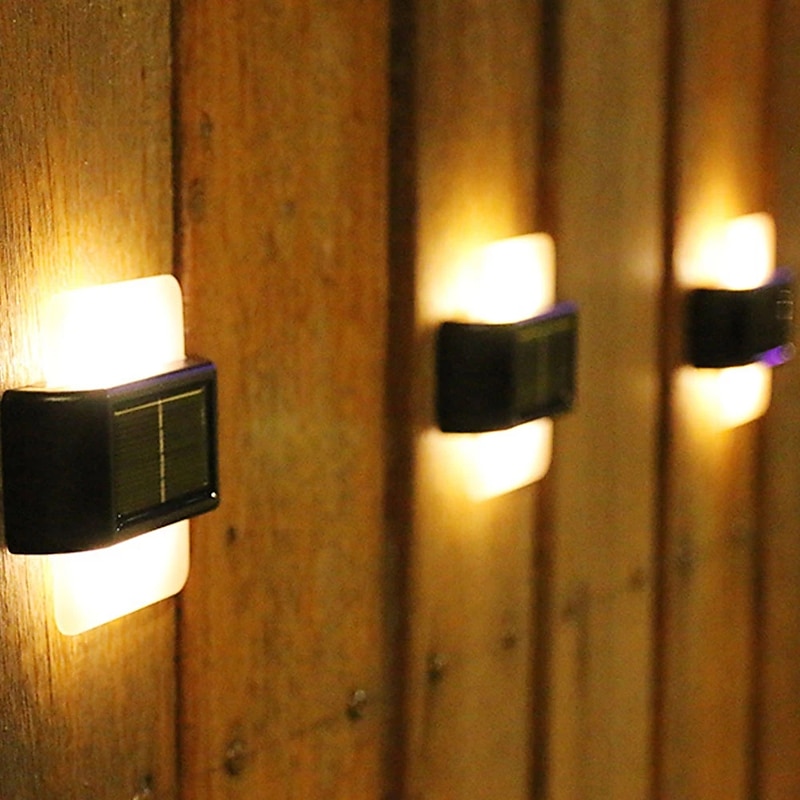 Outdoor Waterproof Lighting Solar Wall Lamp Lamps For Balcony Courtyard Fence Outdoor Lamp Sunlight Lamp Home Garden Decor2