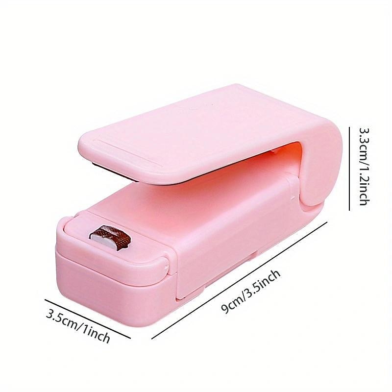Portable Bag Heat Sealer, Plastic Package Storage Bag Snack Sealer Clip Mini Sealing Machine Handy Sticker Seal For Food Snack Gadgets2