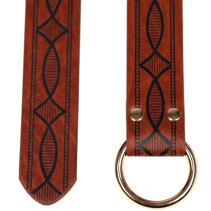 Retro Vintage Medieval Renaissance Waist Belt Warrior Knight Ritter Viking Fancy Dress Men's Women's Celtic Viking Fantasy Halloween Carnival Masquerade LARP Adults' Belt3