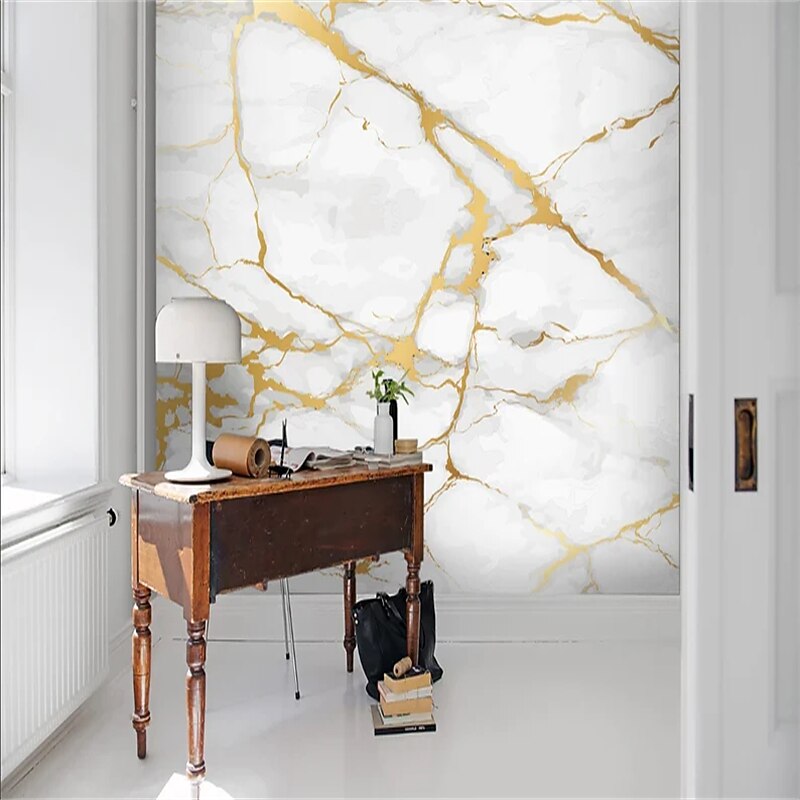 Cool Wallpapers Abstract Marble Wallpaper Wall Mural Wall Covering Sticker Peel and Stick Removable PVC/Vinyl Material Self Adhesive/Adhesive Required Wall Decor for Living Room Kitchen Bathroom3