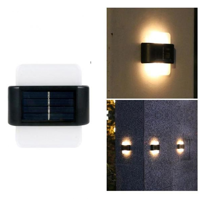 Outdoor Waterproof Lighting Solar Wall Lamp Lamps For Balcony Courtyard Fence Outdoor Lamp Sunlight Lamp Home Garden Decor4