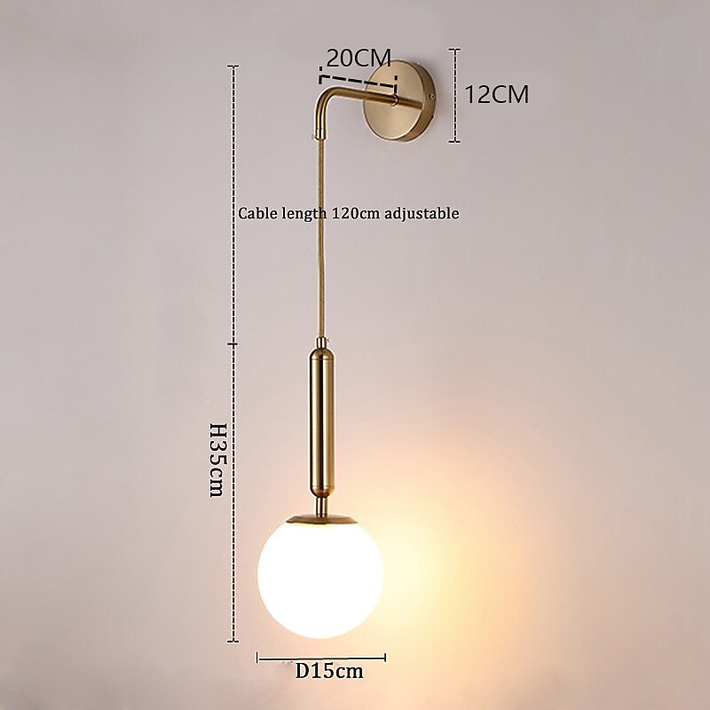 Lightinthebox Creative Modern / Nordic Style Wall Lamps Sconces Bedroom / Shops / Cafes Aluminum Wall Light IP20 110-120V / 220-240V 60 W3