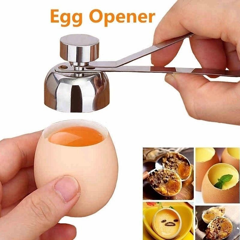 Egg Topper Cutter, Stainless Steel Egg Opener Eggshell Cutter Kitchen Remover Tool For Raw/Soft Hard Boiled Egg 2025 - $8.99
