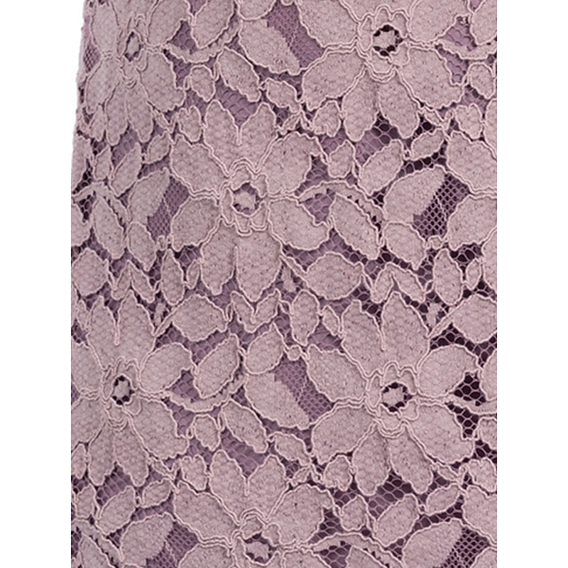 Women's Skirt Bodycon Work Skirts Above Knee High Waist Skirts Lace Solid Colored Office / Career Street Summer Elegant Fashion Business Black Light Purple Light Blue3