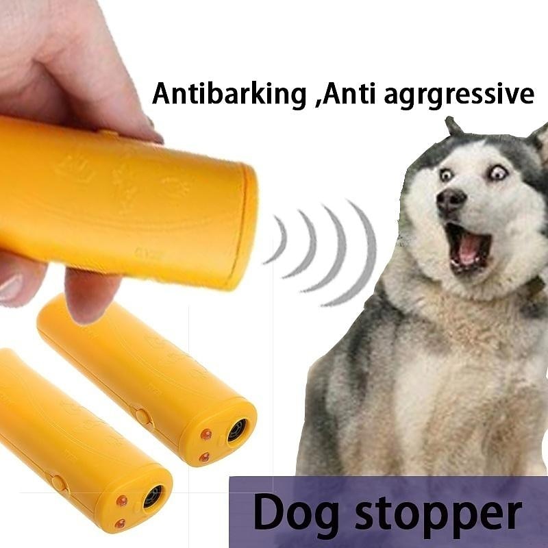 Professional Pet Anti Agrssive Deterrent Train ETU LED Dog Pet Repeller Barking Stopper Ultrasonic Dog Drive