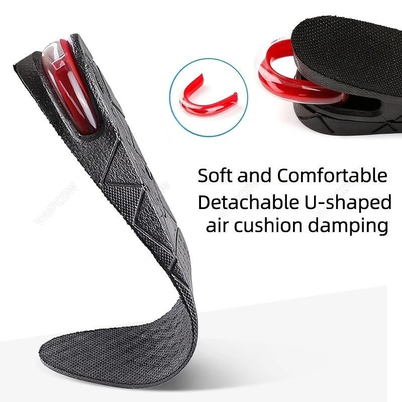 Adjustable Height Increase Insoles – Invisible Shoe Inserts for Men & Women, 1.18 to 3.54 inch Lift, Comfortable and Breathable2