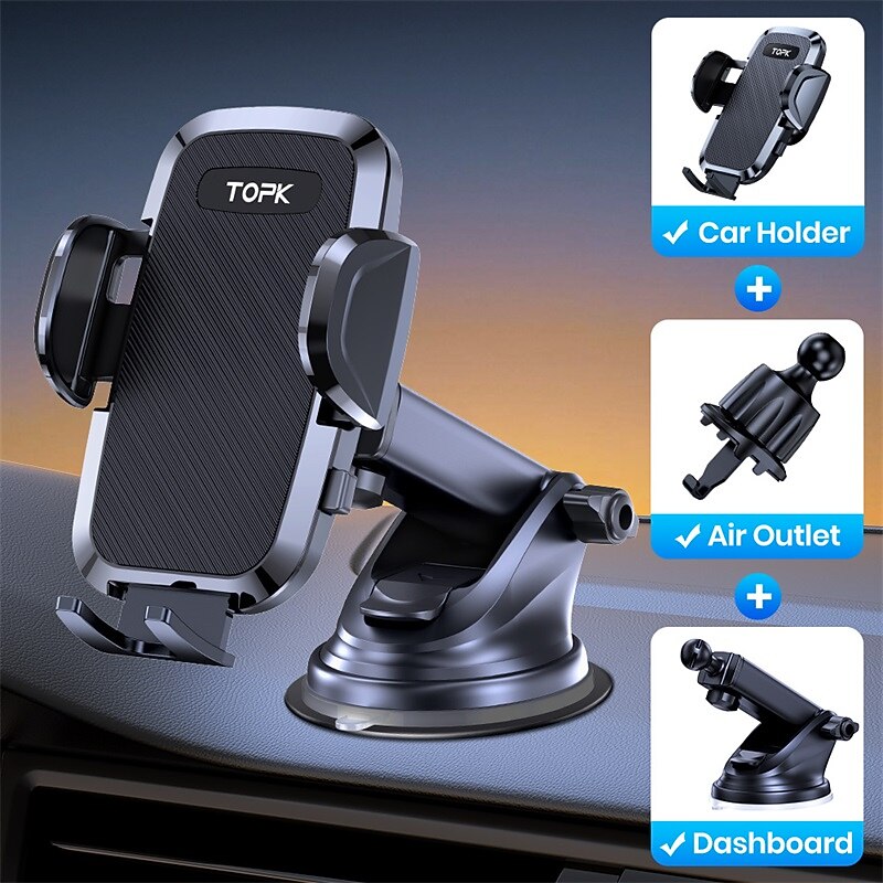 Car Vent Phone Mount Portable Rotatable Adjustable Phone Holder for Car Compatible with All Mobile Phone Phone Accessory2