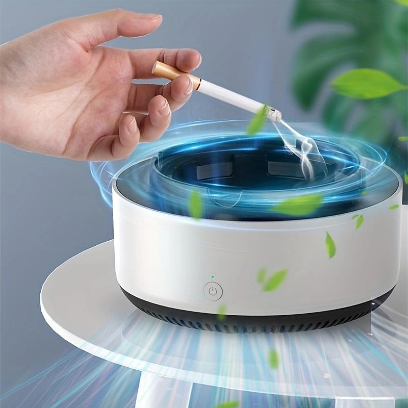 Cigarette Ashtray Air Purifier For Inhaling Tobacco Odor, Smart Remove Secondhand  Tobacco Odor Removal Indoor Living Room Office Car