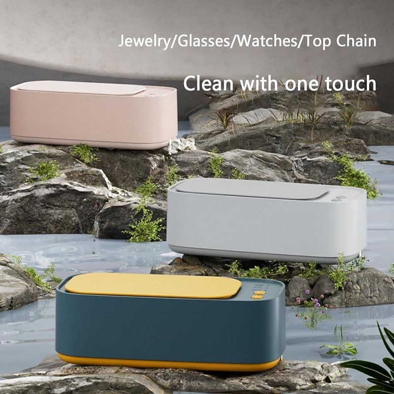 Ultrasonic Jewelry Cleaner Jewelry Cleaner With  Steel Tank For Glasses Watches Earrings Rings Necklaces Coins2