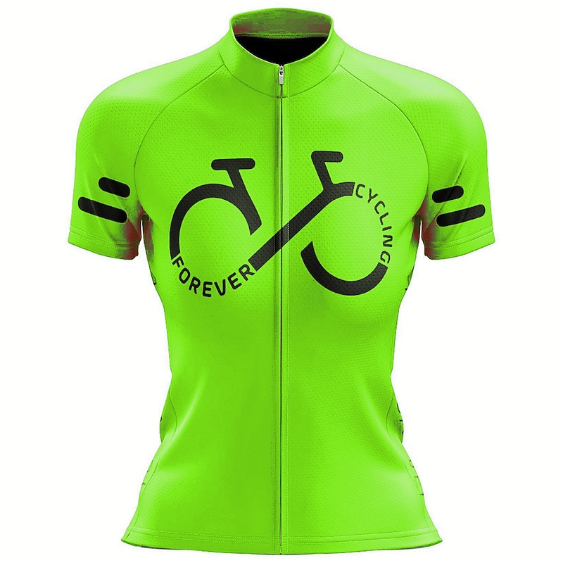 Women's Cycling Jersey Graphic Funny Short Sleeve Bike Jersey Top with 3 Rear Pockets Mountain Bike MTB Road Bike Cycling Quick Dry Reflective Strips Back Pocket Moisture Wicking Sports Black White3