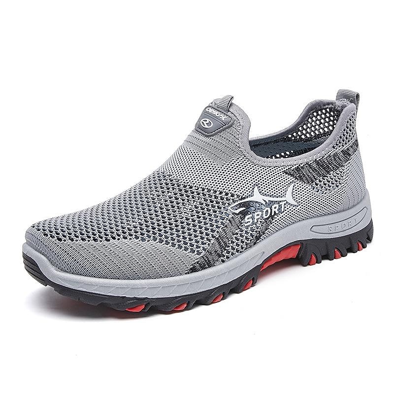 Men's Breathable Mesh Slip-On Sports Shoes - Lightweight, Comfortable Running Sneakers for Outdoor Activities3