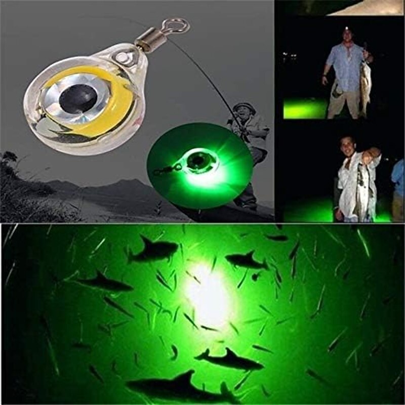 LED Fishing Light Luminous Mini Fish Eye Bait Lure LED Underwater Fishing Bait Light Flashing Lamp Fish Attractors4