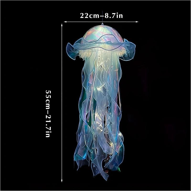 Colorful Jellyfish Lamp Decoration Lantern Modern Jellyfish Design Decorative Lantern For Party Kids Best Gifts For Girls2