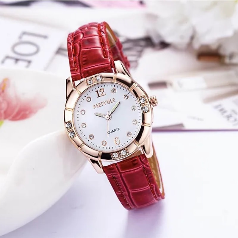 Women's Fashion Brand Diamond Belt Watch Women's Fashion Trend Luminous Quartz Female Student Watch