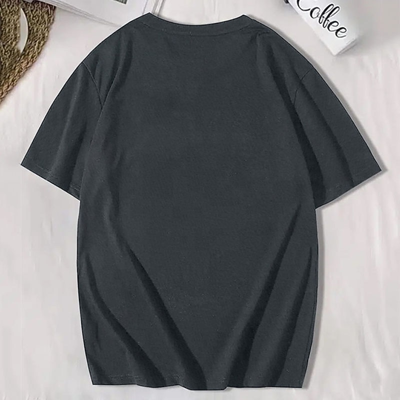 Men's Letter Graphic Prints T Shirt Graphic Tee Cotton Short Sleeve Graphic Shirt Black Dark Gray Beige Comfortable Tee Outdoor Street Fashion Designer Clothing2