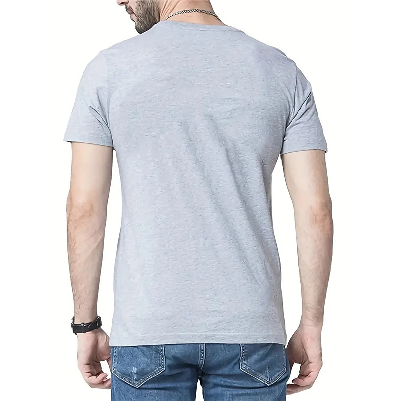 Men's Inspirational Knight Graphic T-Shirt: 'The Devil Saw Me Until I Said Amen' Faith Design4