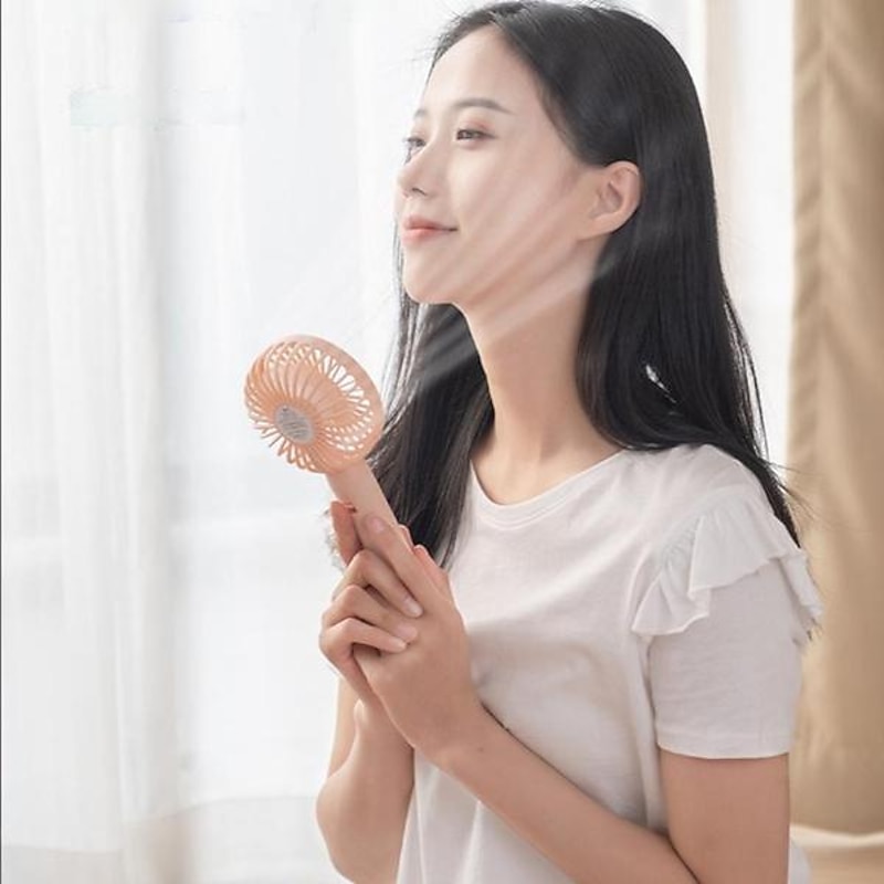 3-Speed Portable Handheld Mini Fan – USB Rechargeable Personal Fan with 1200mAh Battery for Indoor and Outdoor Use4