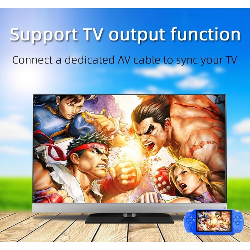 X6 Upgrade Version 4.3 Inch Psp Handheld Game 8gb Arcade Nes Nostalgic Sup64 Bit Handheld Mp5 Player Factory2