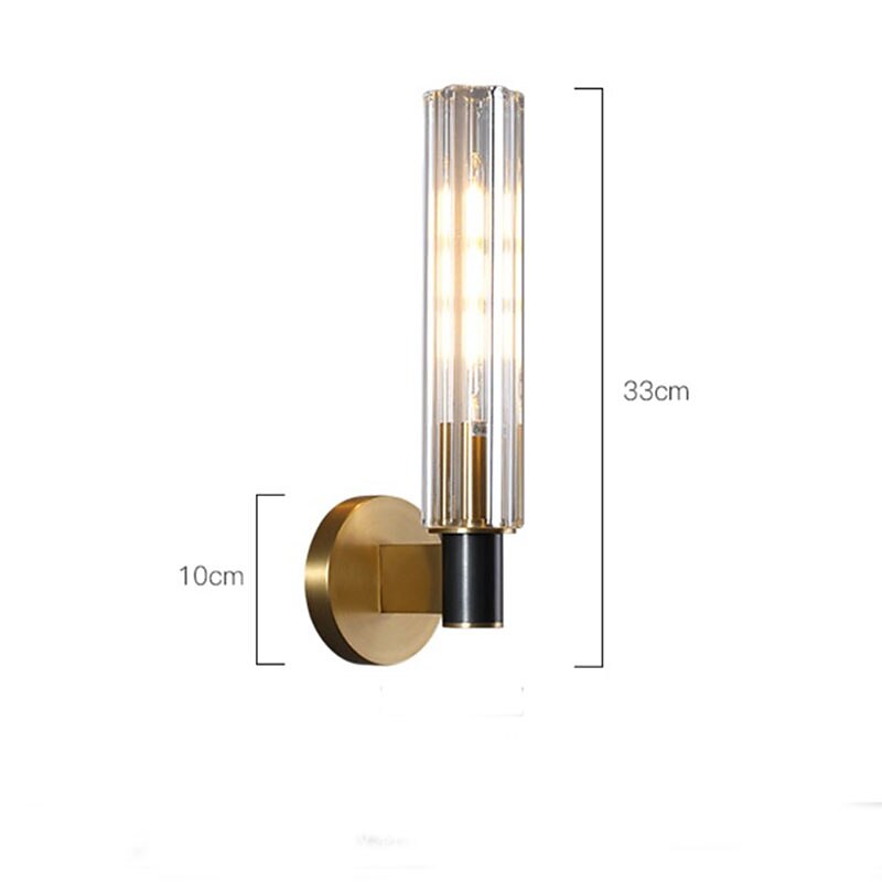 Lightinthebox LED Wall lights, Luxury Living Room Crystal Copper Wall Sconce Lighting Gold Wall Lamp Creativity Bedroom Hallway Led Cristal Wall Lights2
