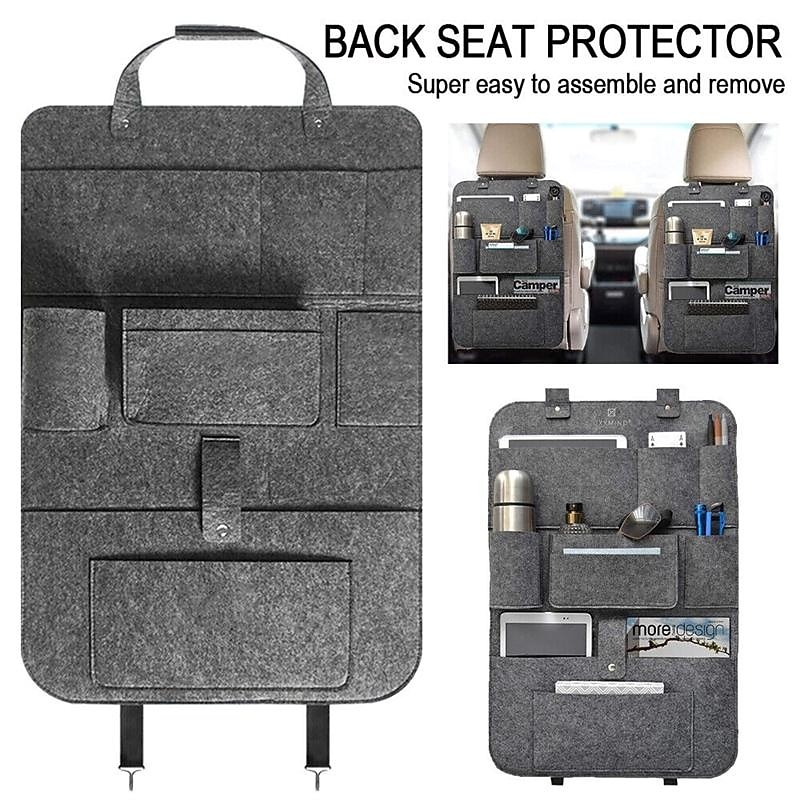Car Seat Back Organiser Tidy Multi Pocket Storage Bag Organizer Holder Travel2