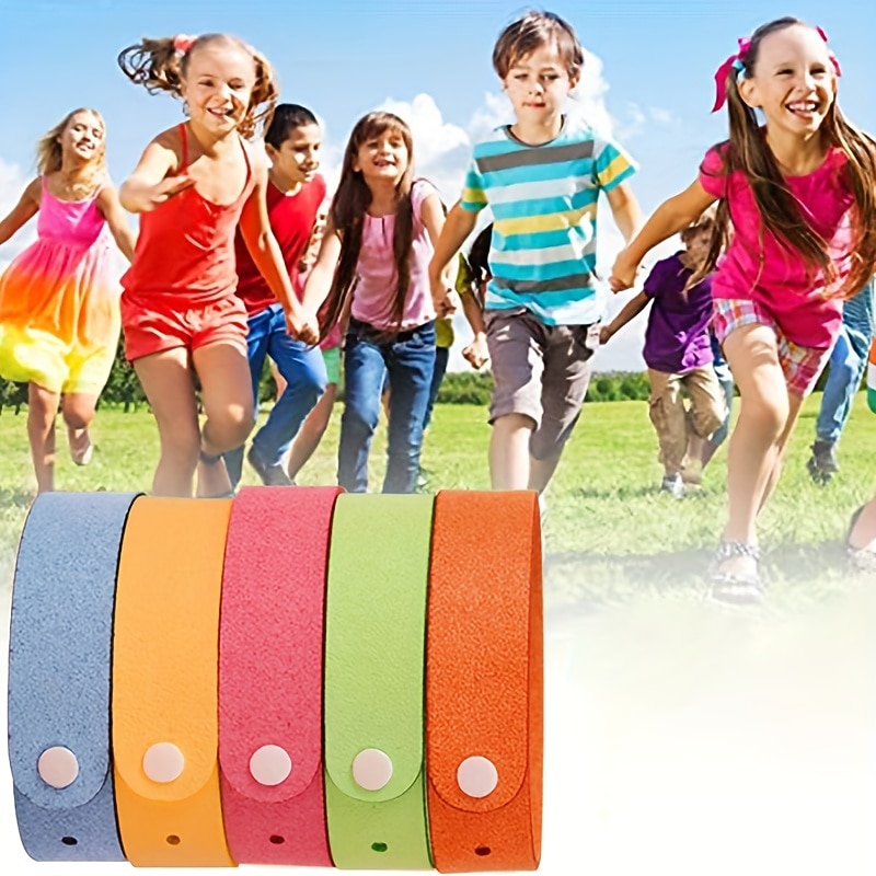 Mosquito Repellent Bracelet – Citronella Wristband Safe Insect Bracelet for Camping and Outdoor Use (1 Pack)2