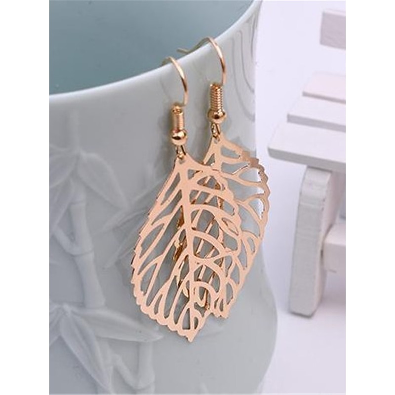 Women's Earrings Fashion Outdoor Leaf Earring2