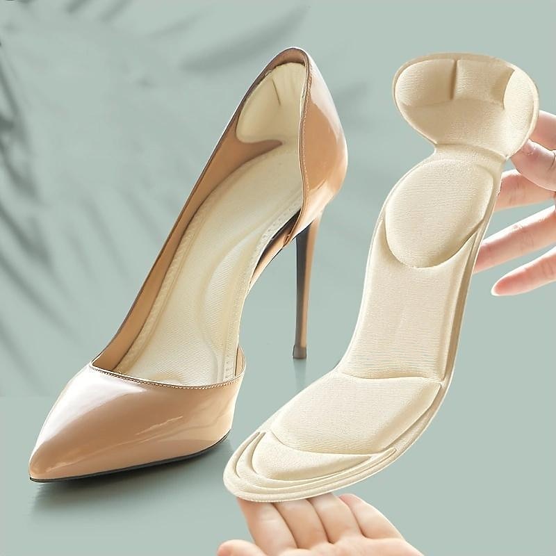 1 Pair Shock Absorption / Breathable / Wearable Insole & Inserts Special Material All Shoes All Seasons Women's Black / Beige2